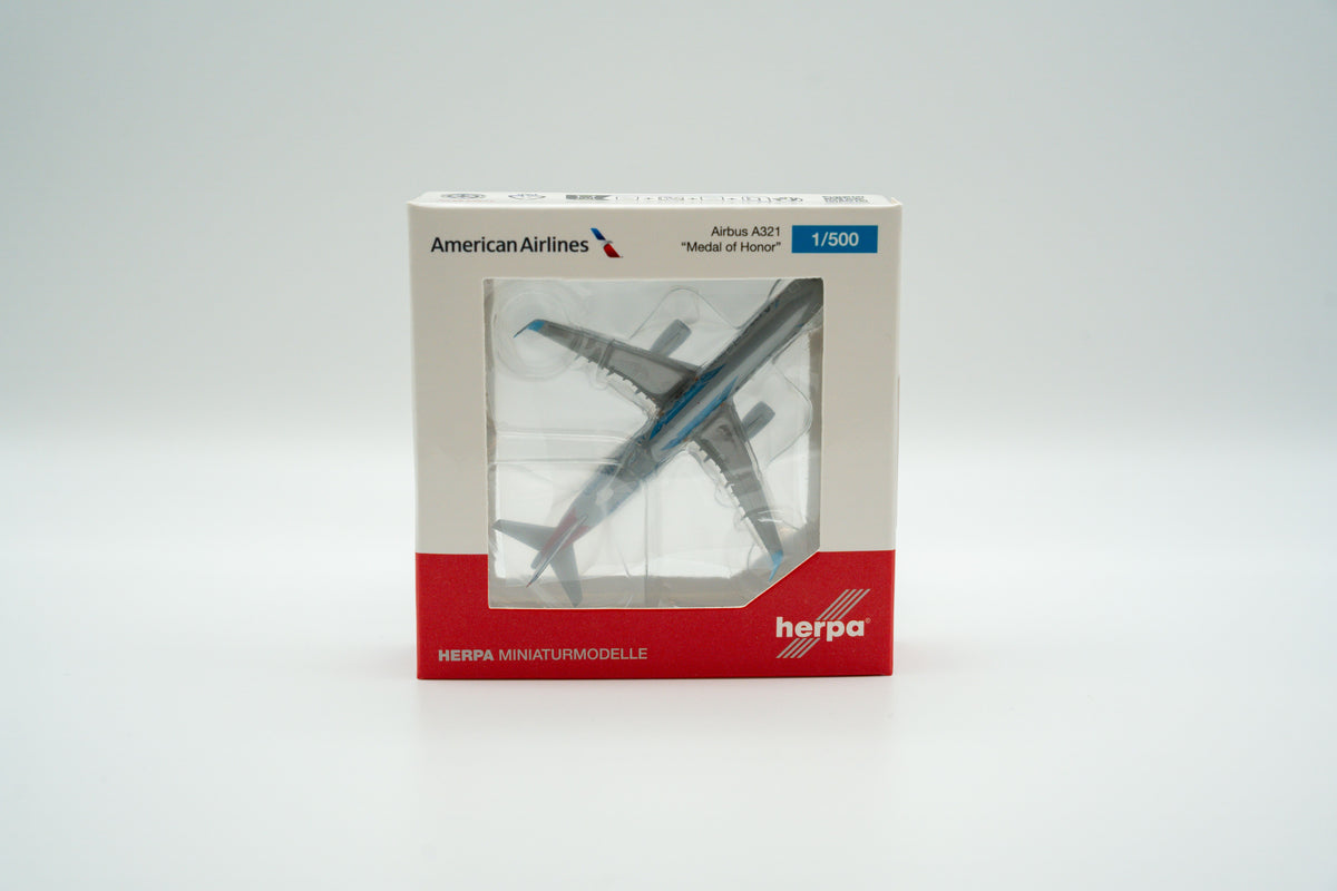 American Airlines Medal of Honor Airbus A321 Airplane - Small