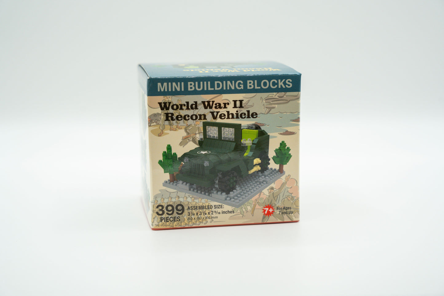 Mini Blocks WWII Military Vehicle Building Set