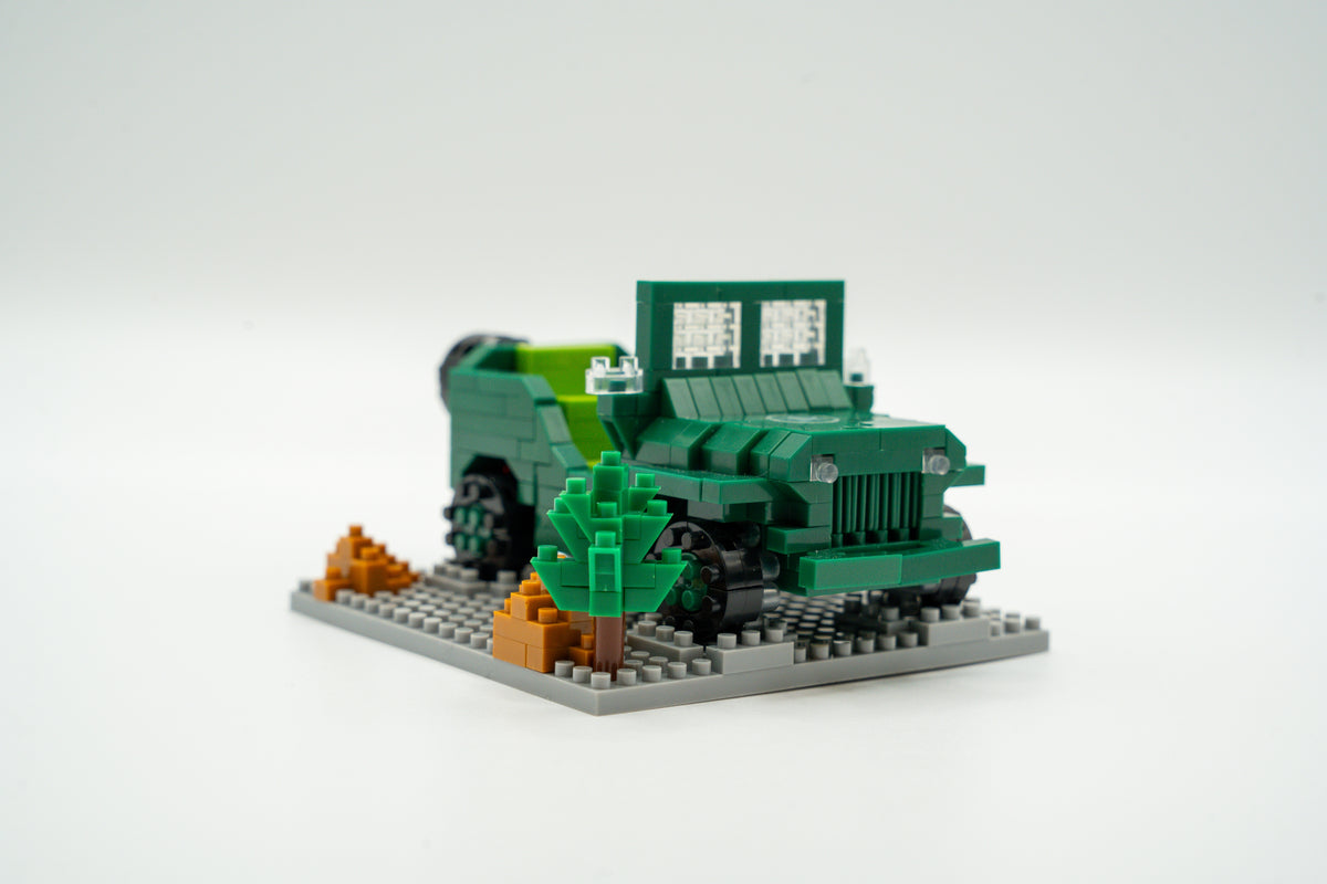 Mini Blocks WWII Military Vehicle Building Set