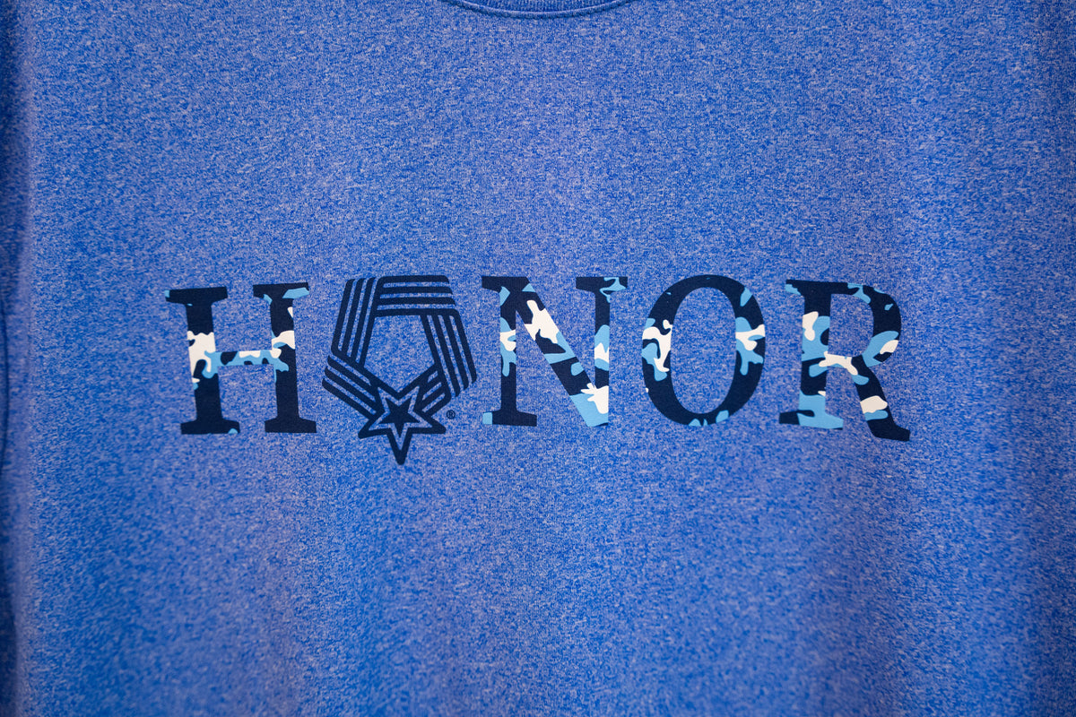 National Medal of Honor Museum Honor Performance T-Shirt – Blue