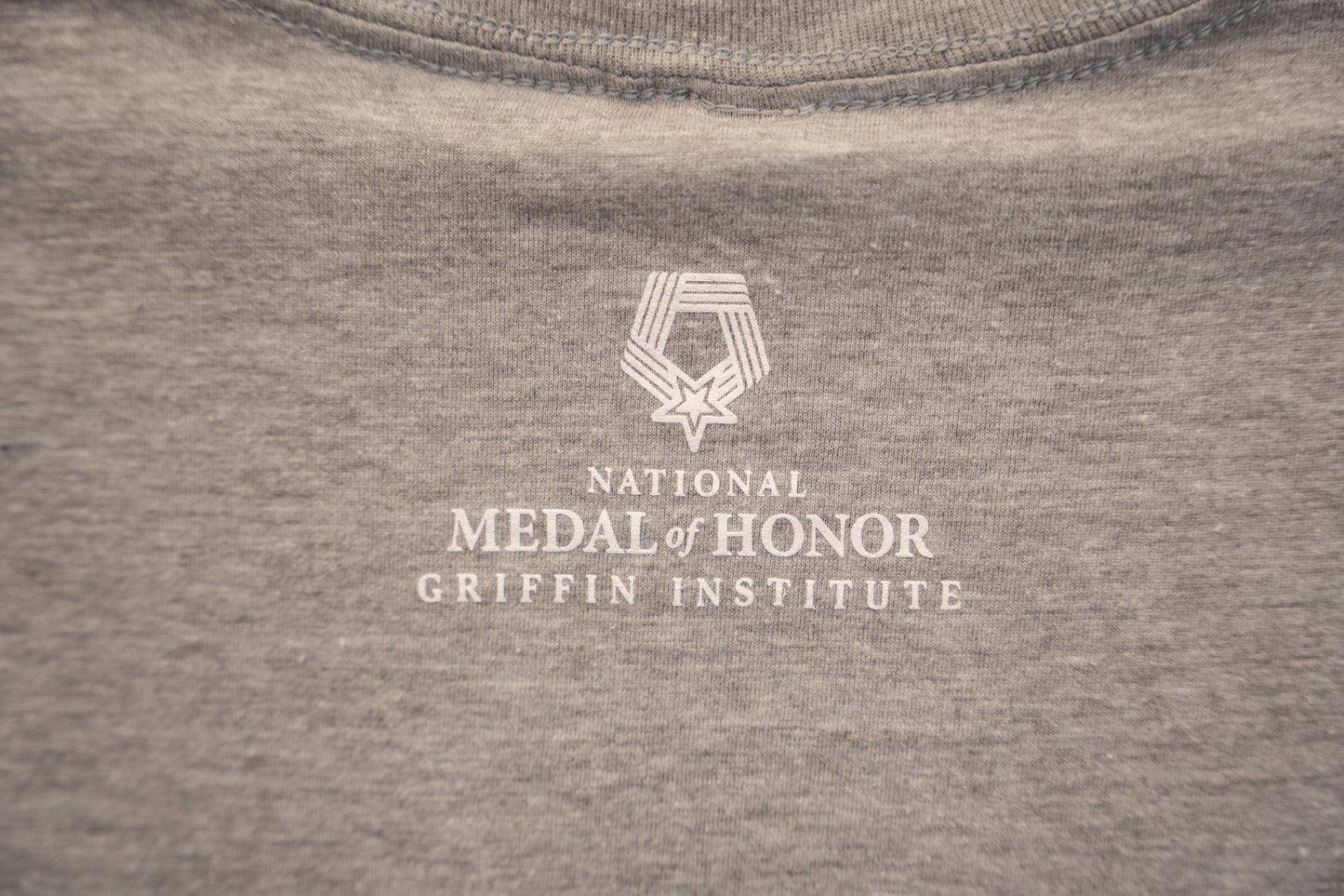 National Medal of Honor Griffin Institute Above & Beyond T-Shirt – Heather Gray