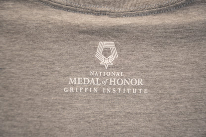 National Medal of Honor Griffin Institute Above & Beyond T-Shirt – Heather Gray