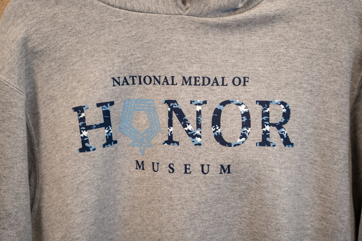 National Medal of Honor Museum Honor Hoodie – Heather Gray