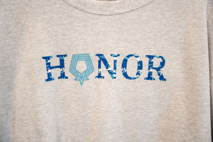 National Medal of Honor Museum Honor Crewneck Foundation Sweatshirt – Oatmeal Heather