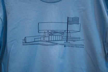 National Medal of Honor Museum Building Short Sleeve T-Shirt