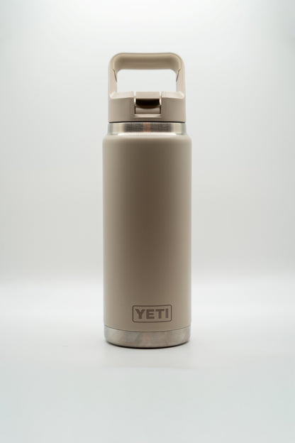 YETI Rambler 26 oz. Cream Tumbler with Straw