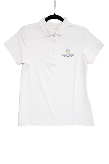 Peter Millar Women’s White Performance Button Polo