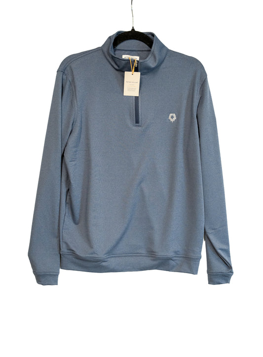Peter Millar Men’s British Grey Performance Quarter-Zip