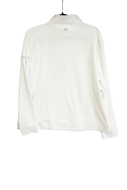 Peter Millar Women’s White Performance Quarter-Zip