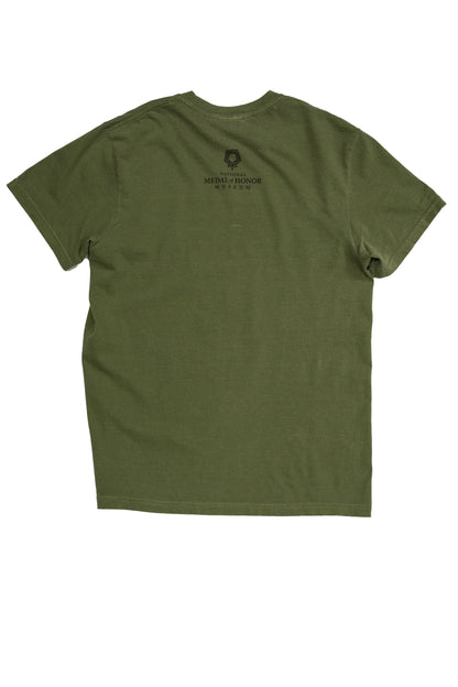 National Medal of Honor Museum Huey Heavyweight T-Shirt